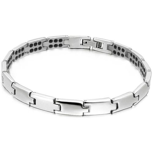 ***COI Titanium Bracelet With Steel Clasp(Length: 8.93 inches)-00031BB