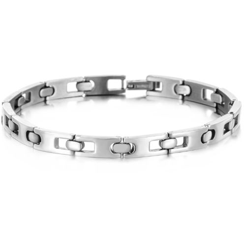 ***COI Titanium Bracelet With Steel Clasp(Length: 7.87 inches)-00085BB