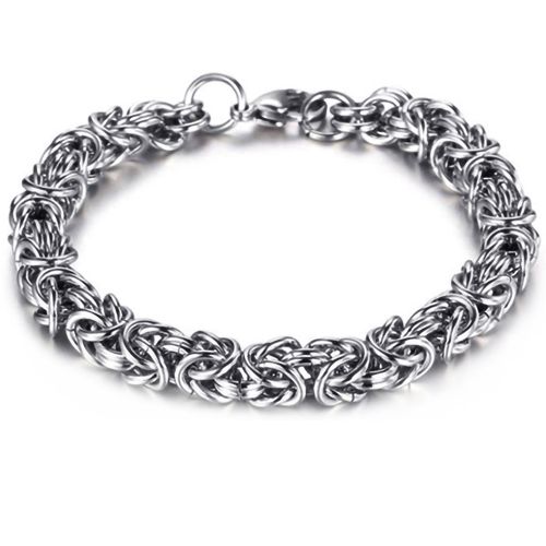 ***COI Titanium Bracelet With Steel Clasp(Length: 9.06 inches)-00140BB
