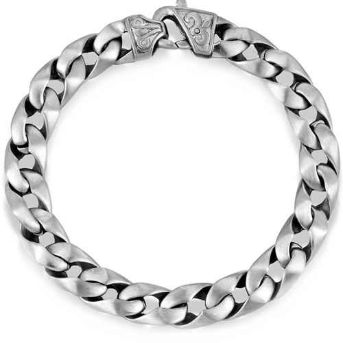 ***COI Titanium Bracelet With Steel Clasp(Length: 8.85 inches)-00166BB