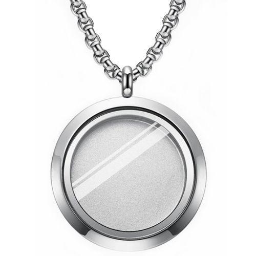 ***COI Titanium Cremation Pendant For Ashes of Pets and People-00628BB