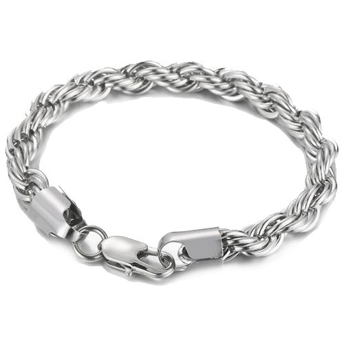***COI Titanium Black/Gold Tone/Silver Bracelet With Steel Clasp(Length: 8.66 inches)-00753BB