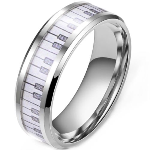 ***COI Titanium Piano Ring-00940BB