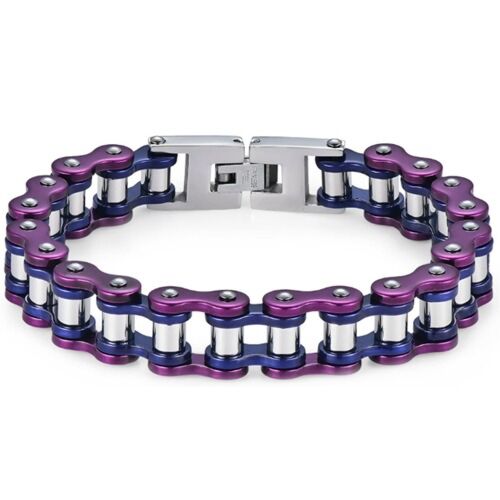 ***COI Titanium Ceramic Bracelet With Steel Clasp(Length: 8.27 inches)-01165BB