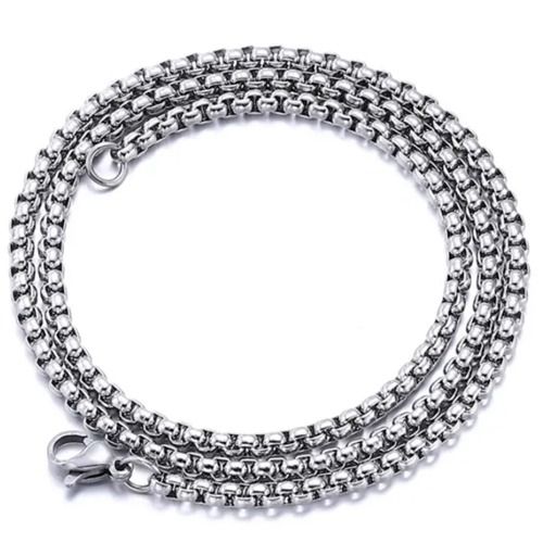 ***COI Titanium Necklace With Stainless Steel Clasp(Length: 19.68 inches)-01449BB