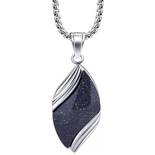 ***COI Titanium Black Meteorite Pendant-01989BB