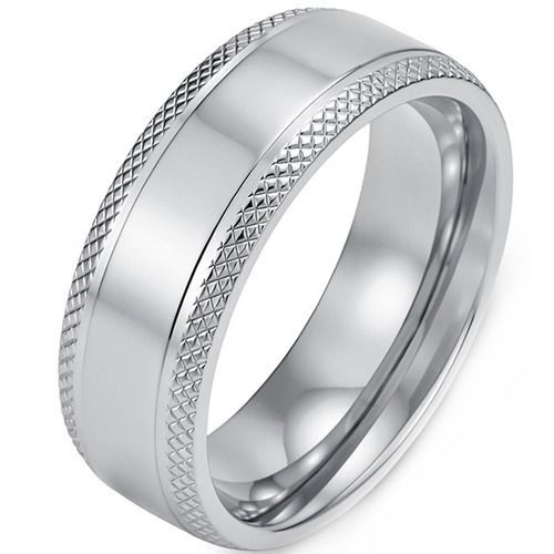 ****COI Titanium Black/Silver/Gold Tone Ring-02218BB