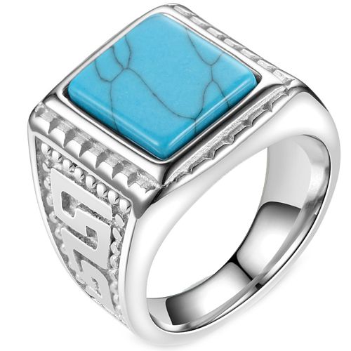 **COI Titanium Turquoise Ring-7353BB