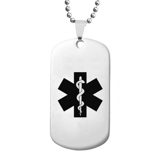 **COI Titanium Medical Alert Tag Pendant-9970BB