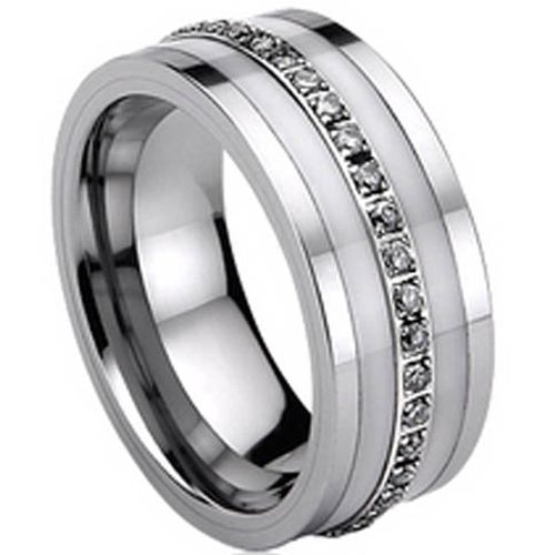 COI Titanium Eternity Ring - 713(Size:US5.5/7.5)