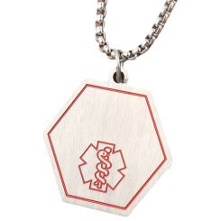 **COI Titanium Medical Alert Tag Pendant-00022BB