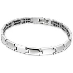 ***COI Titanium Bracelet With Steel Clasp(Length: 8.93 inches)-00031BB