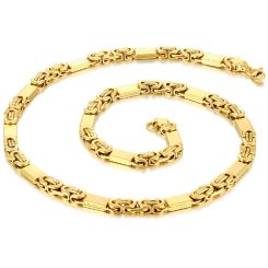 *COI Titanium Gold Tone/Silver Bracelet/Necklace With Steel Clasp(Length: 8.27 inches/22.05 inches)-00135BB