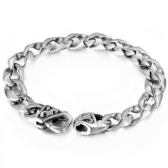 ***COI Titanium Bracelet With Steel Clasp(Length: 8.46 inches)-00195BB