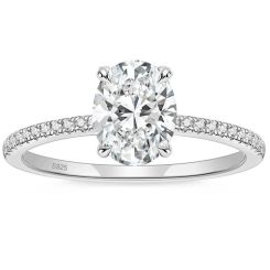 ***COI Sterling Silver 925 Gold Tone/Rose/Silver Solitaire Ring With Cubic Zirconia-00348BB