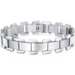 ***COI Titanium Bracelet With Steel Clasp(Length: 8.27 inches)-00465BB