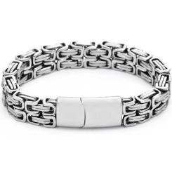 ***COI Titanium Bracelet With Steel Clasp(Length: 8.85 inches)-00585BB