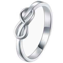 ***COI Titanium Infinity Ring-00673BB