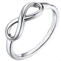 ***COI Titanium Infinity Ring-00674BB