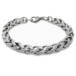 ***COI Titanium Bracelet With Steel Clasp(Length: 8.27 inches)-00708BB