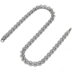 ***COI Titanium Necklace With Steel Clasp(Length: 23.60 inches)-01651BB