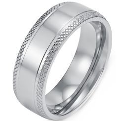 ****COI Titanium Black/Silver/Gold Tone Ring-02218BB