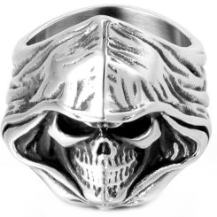 **COI Titanium Skull Ring-8638BB