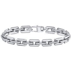 **COI Titanium Bracelet With Steel Clasp(Length: 8.27 inches)-9959BB