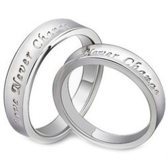COI Titanium Love Never Change Ring - JT1225(Size:US7)