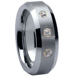 COI Titanium Three-stone Ring-035(US11)