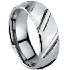 COI Titanium Ring - 1004(Size US15.5)