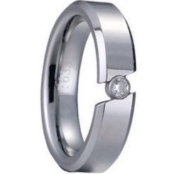 COI Titanium Solitaire Ring-1128(Size US5.5)