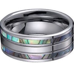 COI Titanium Shell Inlays Ring-1226(US15)