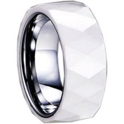 COI Titanium Ring With Ceramic - 1282(Size:US8.5)