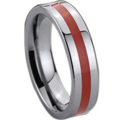COI Titanium Ring With Ceramic-137(US7.5)