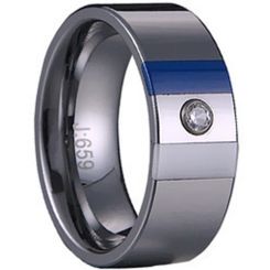 COI Titanium Ring With Ceramic-1529(US10.5)