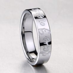 COI Titanium Ring With Ceramic-1589(#Size 6/7/12.5)