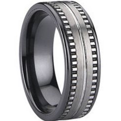 COI Titanium Ring - 1597(US8.5/9.5/13)