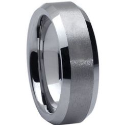 COI Titanium Wedding Band Ring-1638(Size US8.5)