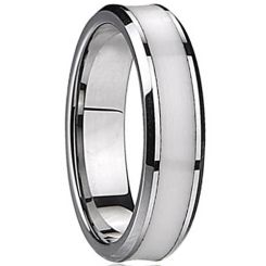 COI Titanium Ring with Ceramic - 1952(Size US6)