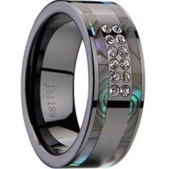 COI Titanium Shell Inlays Ring - 2270(US6/9/10.5/15)