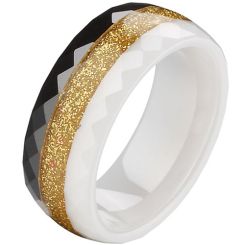 COI Ceramic Ring - 2496(Size:US9.5)