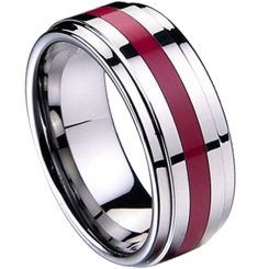 COI Titanium Ring With Ceramic-2537(US9.5)
