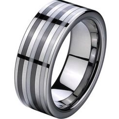 COI Titanium Ring With Ceramic - 2758(Size US10.5)