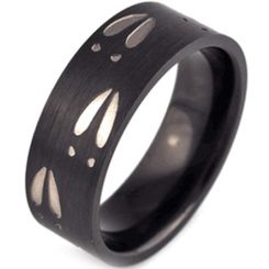 COI Black Titanium Ring - 2921(Size US8.5)