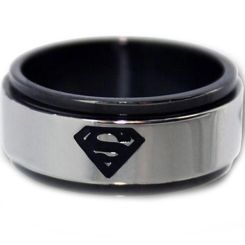 COI Titanium Super Man Ring-2966(Size:US12)