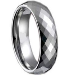 COI Titanium Faceted Ring - 365(Size US5.5/8)