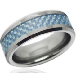 COI Titanium Ring With Carbon Fiber-4311(Size US11)