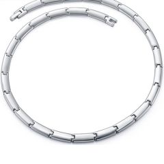 **COI Titanium Necklace With Steel Clasp(Length: 19.68 inches)-00036BB