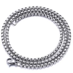 ***COI Titanium Necklace With Stainless Steel Clasp(Length: 19.68 inches)-01449BB